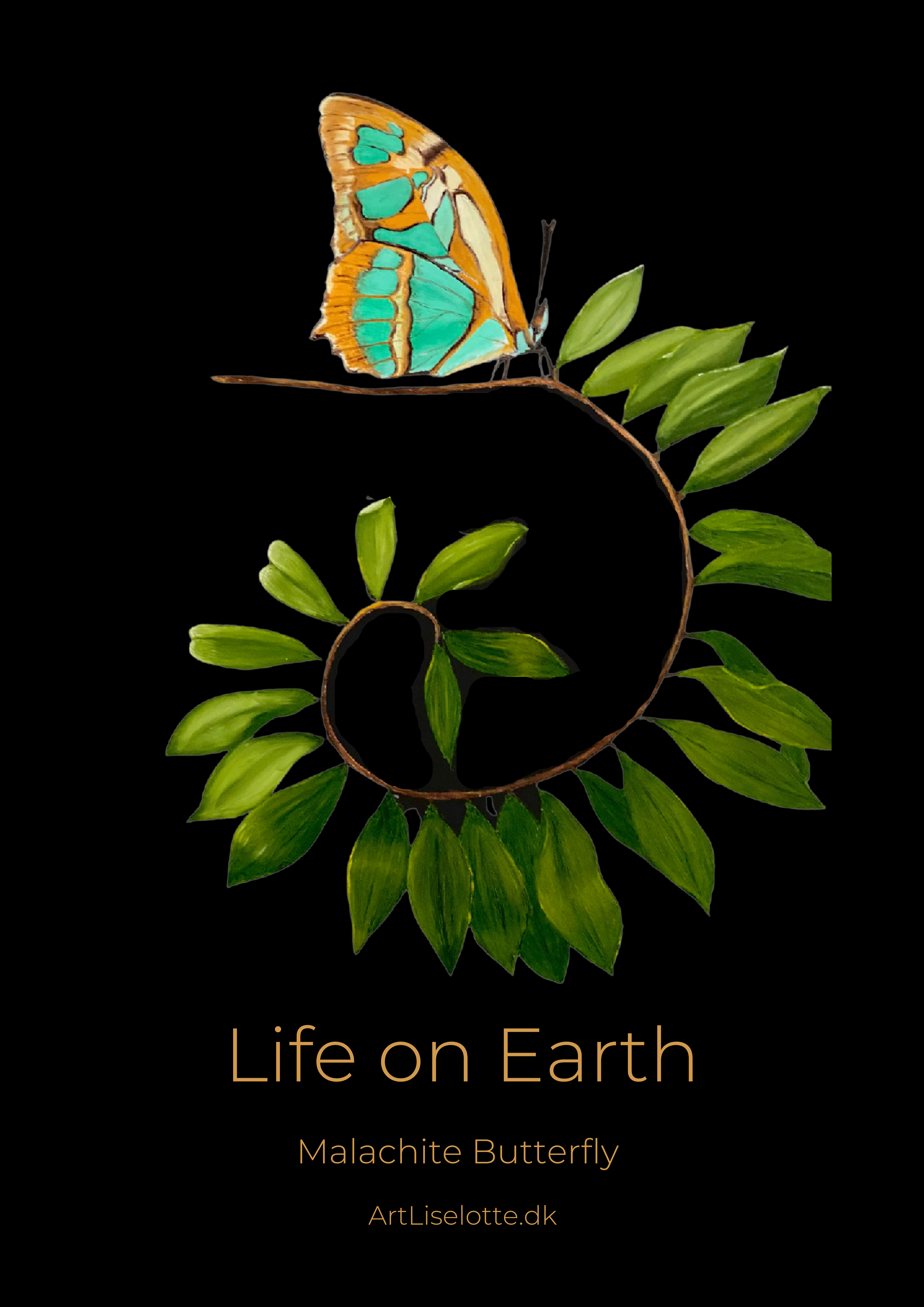 Maleri af stendysse landskab i Danmark